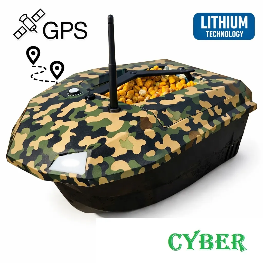 BARCO CEBADOR CYBER CAMO GPS + SONDA F7 COLOR CY05