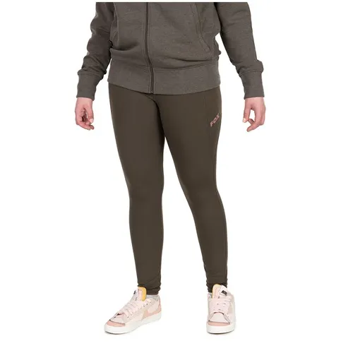 Fox Wc Womens Clothing Leggings Olive/Mauve Size M 12/14