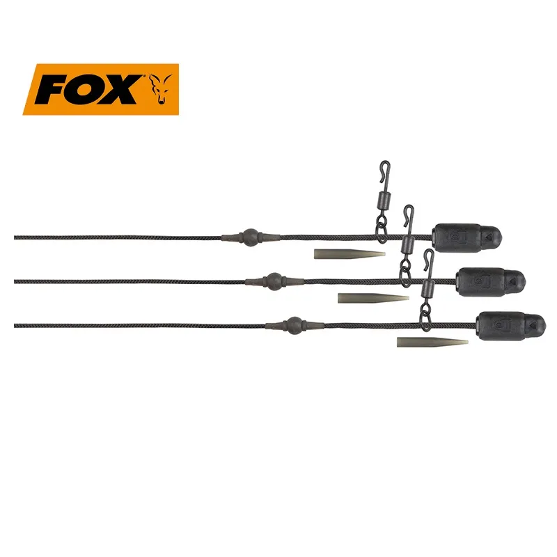 [CRT007] FOX EDGES CAMO HELI-CLIP RIGS 40LB SUBMERGE 3PCS CRT007