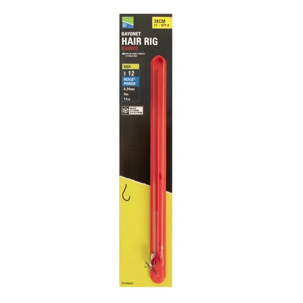[P0160038] PRESTON INNOVATIONS BAYONET HAIR RIG 10CM KKH SIZE10 P0160038