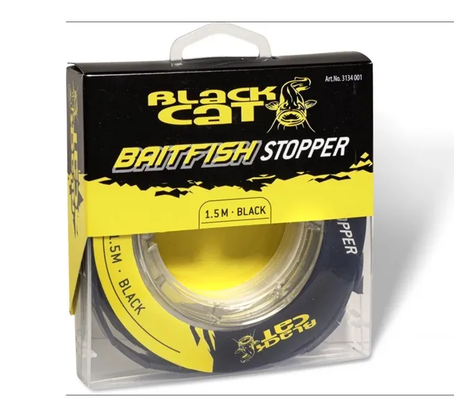 [3134001] BLACK CAT BAITFISH STOPPER 1.5M BLACK 3134001