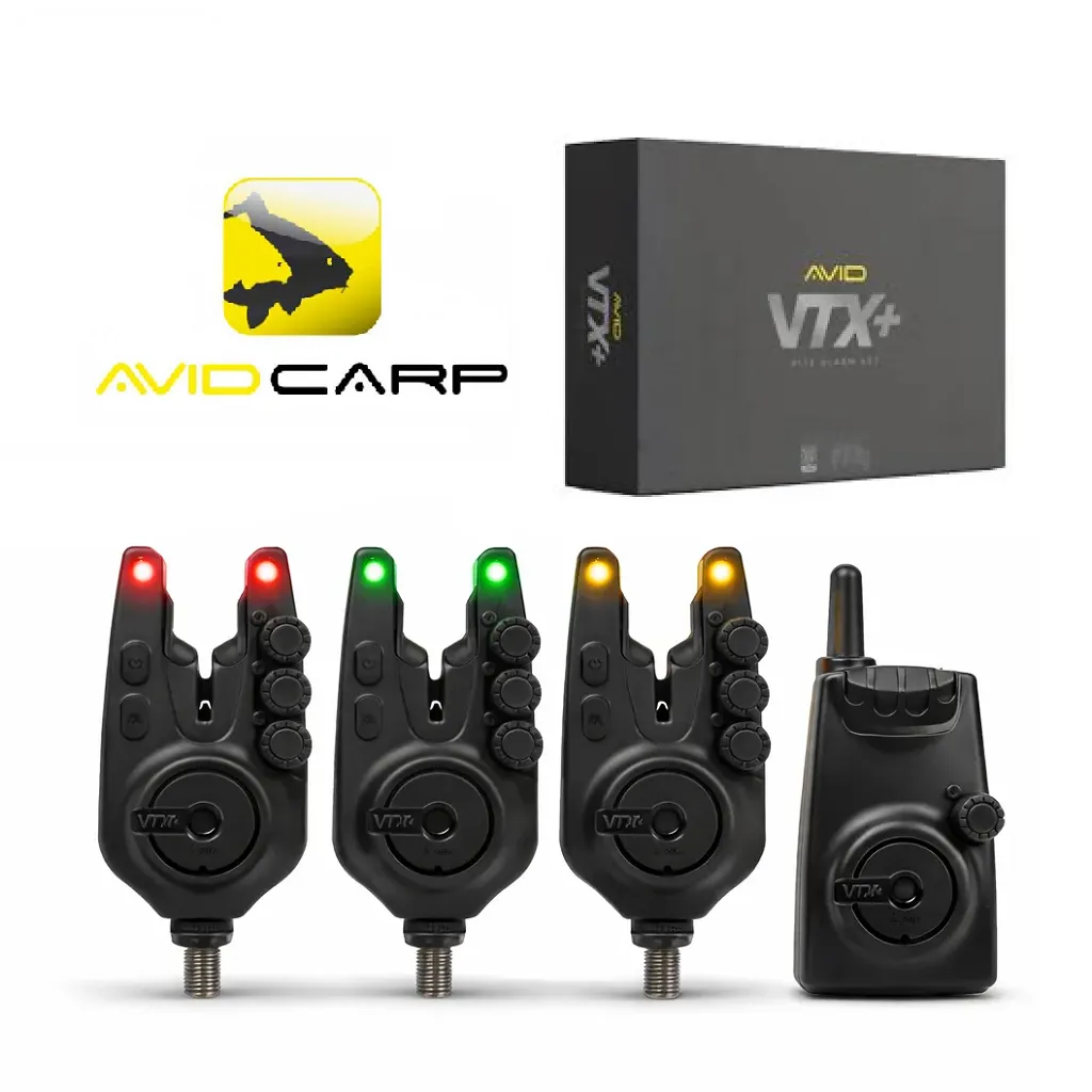 [A0500010] AVID CARP VTX+ 3+1 BITE ALARM SET A0500010