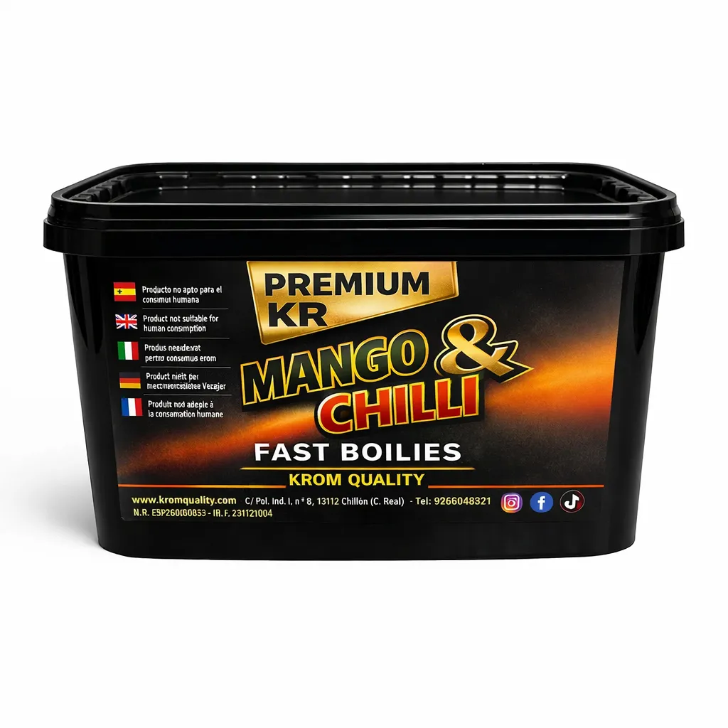 Krom Quality KR Premium Fast Boilies Solubles Mango & Chilli 20mm 3Kg