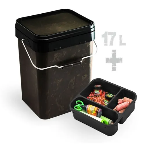 [ZF8571] ZFISH Z-CORE CAMO BUCKET 17L + INNER INSERT ZF8571