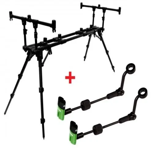 [ZF3438] ZFISH ROD POD CONSTRUCT 3 RODS + 2X INDICATOR ZFX MINI FREE ZF3438