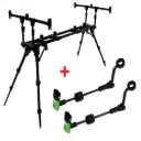 ZFISH ROD POD CONSTRUCT 3 RODS + 2X INDICATOR ZFX MINI FREE ZF3438