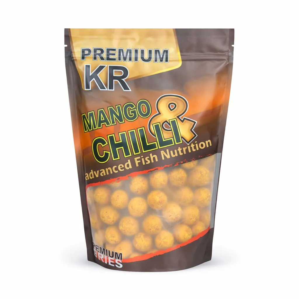 [KQBSMC24800] Krom Quality KR Premium Boilies Mango & Chilli 24mm 800g