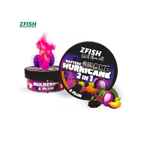 [ZF3137] ZFISH WAFTERS SMOKE HURRICANE 2 EN 1 MULBERRY & PLUM 8/10mm ZF3137