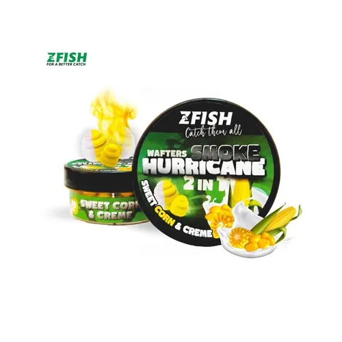 ZFISH WAFTERS SMOKE HURRICANE 2 EN 1 MAIZ DULCE  & CREMA 8-10mm ZF3151