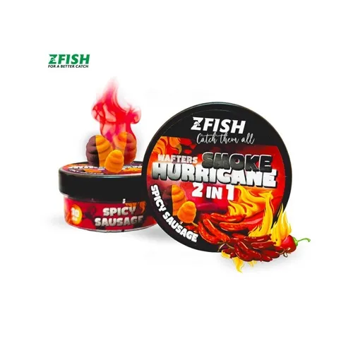 [ZF3144] ZFISH WAFTERS SMOKE HURRICANE 2 EN 1 SPICY & SAUSAGE 8/10mm ZF3144