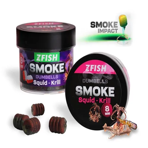 [ZF2918] ZFISH SMOKE POP-UP DUMBELLS SQUID & KRILL 8mm ZF2918