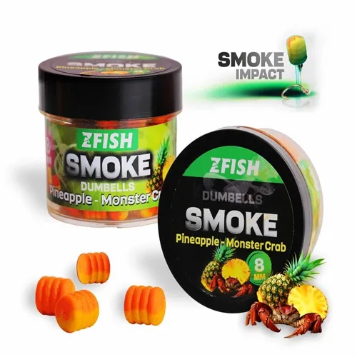 [ZF2956] ZFISH SMOKE POP-UP DUMBELLS PINEAPPLE & MONSTER CRAB 8mm ZF2956