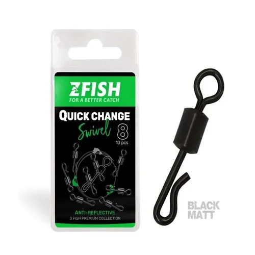 [ZF4496] ZFISH QUICK CHANGE SWIVEL MATT 8 ZF4496