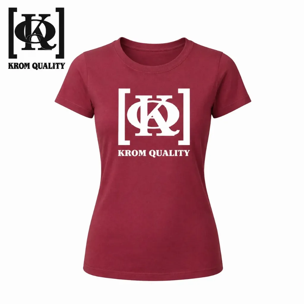 Krom Quality Camiseta Chica Granate Talla M