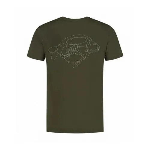 [KC0116] Korda Camiseta One Liner Tee Darrk Oliva Talla M