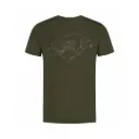 Korda Camiseta One Liner Tee Darrk Oliva Talla M