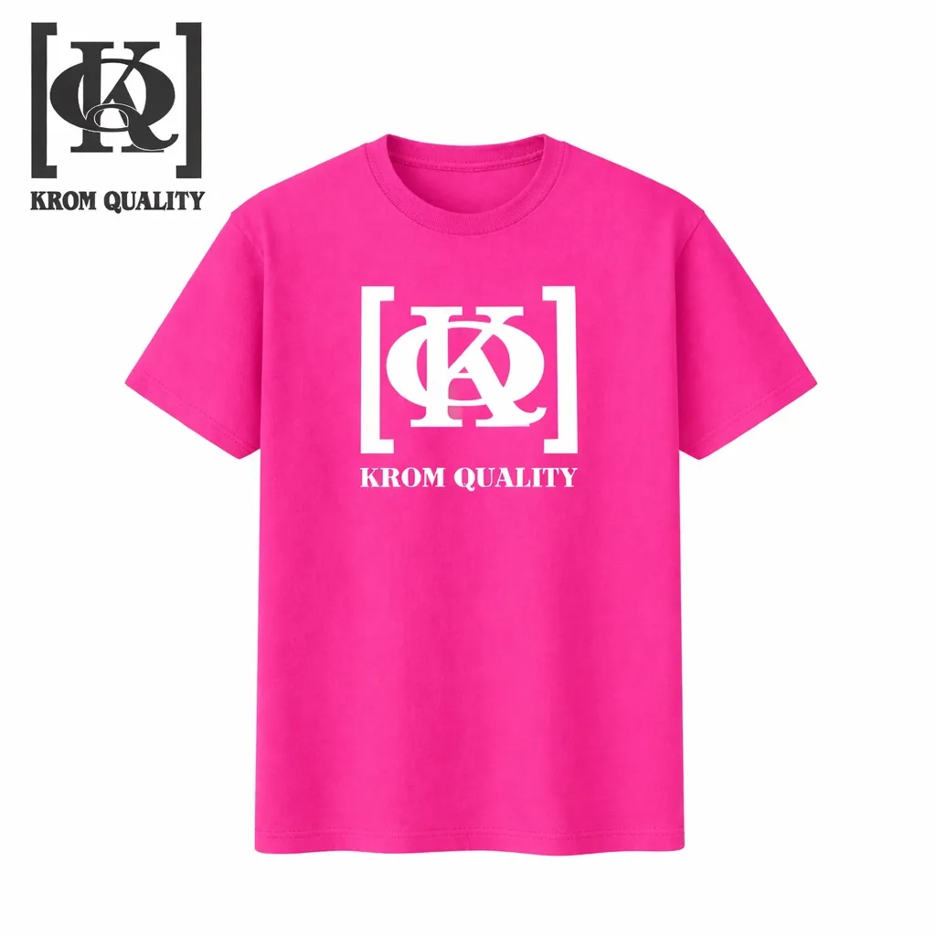 Krom Quality Camiseta Manga Corta Unisex Talla 2XL Fucsia