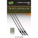Fox Submerge Leaders Naturals 30LB 3 Unid