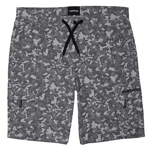 [SHCSGCAL] Shimano Cargo Shorts Grey & Camo Size L
