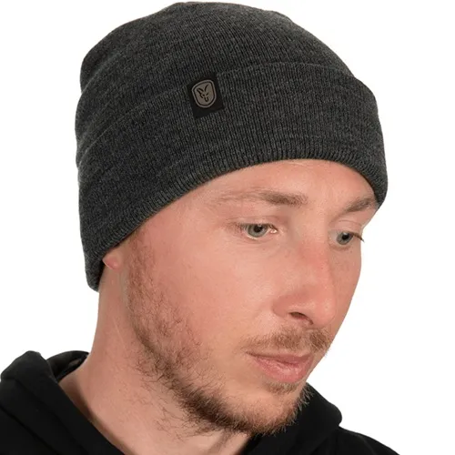 [CHH011] Fox Gorro Beanie Charcoal Grey Marl