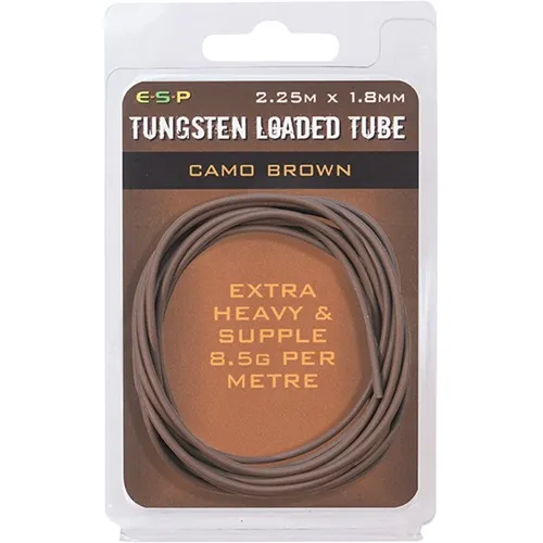 ESP Tungsten Loaded Tube Camo Brown 2.25m x 1.8mm