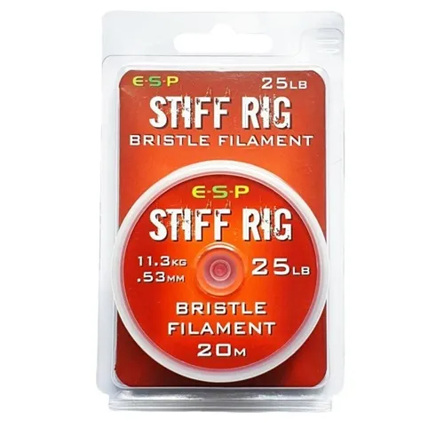 ESP Stiff Rig Bristle Filament 25lb 11.3kg 20m