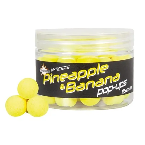 [DY1837] Dynamite Baits N-Ticers Pop-Up Pineapple & Banana Size 12mm