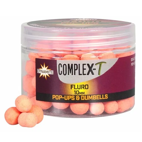 [DY1097] Dinamite Baits Pop Up Complex-T Fluor Dumbells 10mm