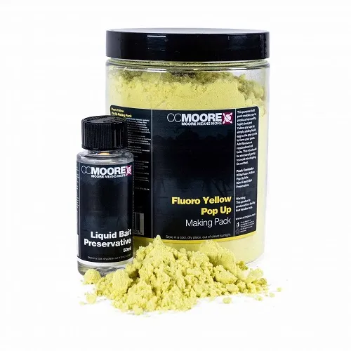 CC Moore Pop Ups Making Pack Fluoro Yellow 200g + 50g