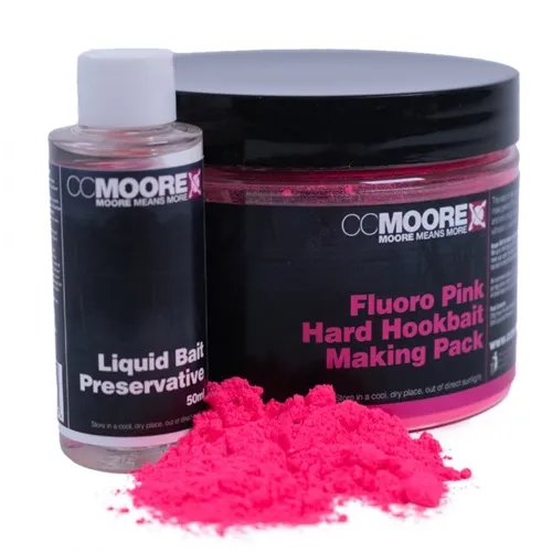 Ccmoore Hard Hookbait Fluoro Making Pack Pink 200g + 20g