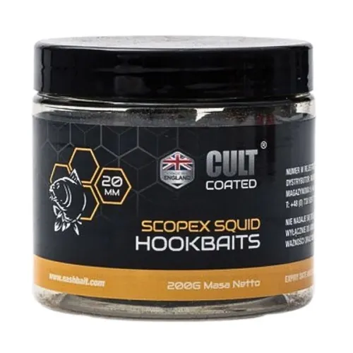 Nash Bait Coated Hookbaits Scopex Squid 20mm