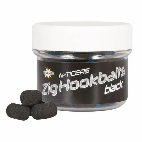 [DY1878] Dynamite Baits N-Ticers Zighookbaits  Black