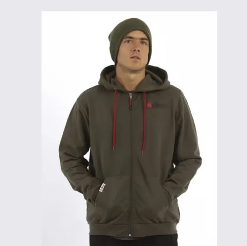 Diem Zip Thru Hoodie Green S
