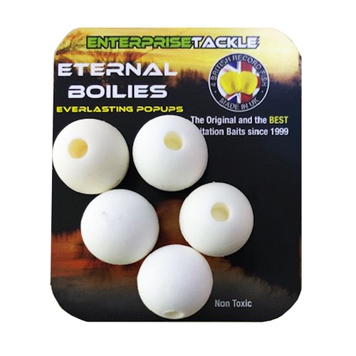 [ET34W18] Enterprise Tackle Eternal Boilies Blanco 18mm