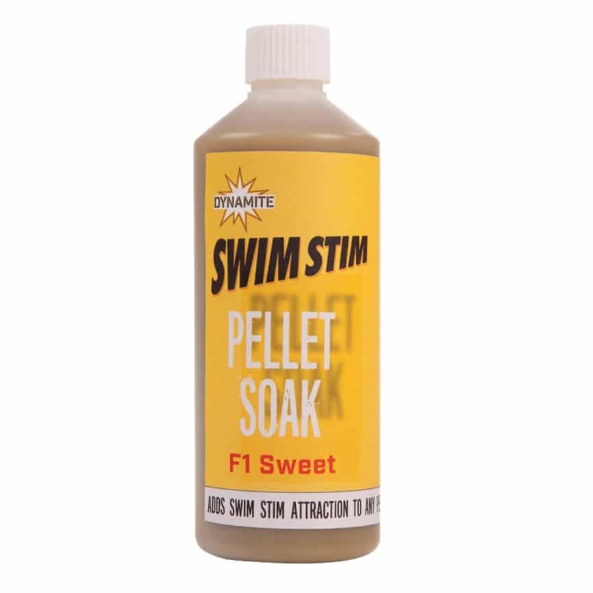 [DY1424] DYNAMITE BAITS SWIM STIM PELLETS SOAK F1 SWEET 500ML DY1424