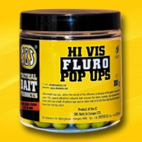 [13015] SBS BAITS HI VIS FLURO POP UPS GARLIC BLANCO (16 20 MM) 13015