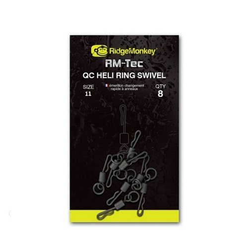 [RMT094] Ridgemonkey Rm-Tec QC Heli Ring Swivel Nº11