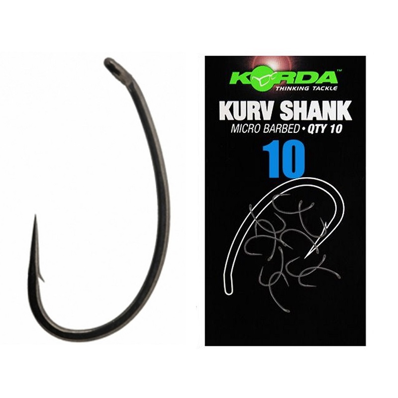 KORDA ANZUELO KURV SHANK Nº 10 KKS10
