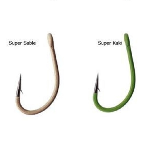GAMAKATSU A1 G CARP SUPER CC HOOKS CAMOU GREEN SIZE 6 149086 600