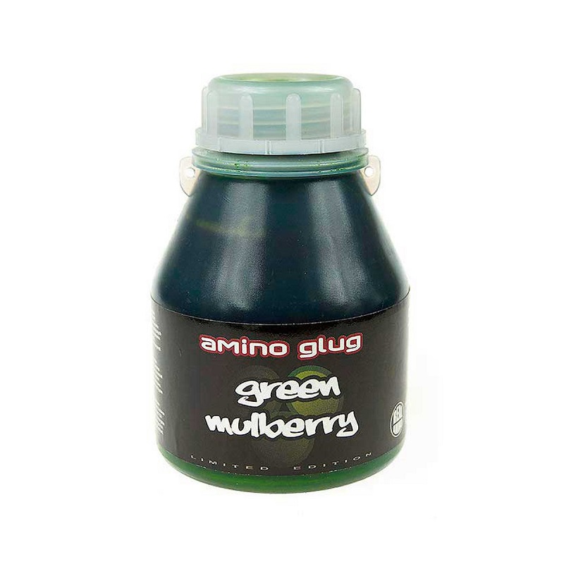 MASSIVE BAITS AMINO GLUG GREEN MULBERRY 250ML AG012