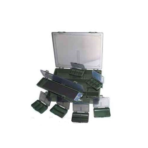 [FTB-SYSTEM-7+1] NGT TACKLE BOX 7+1 BLACK FTB SYSTEM 7+1