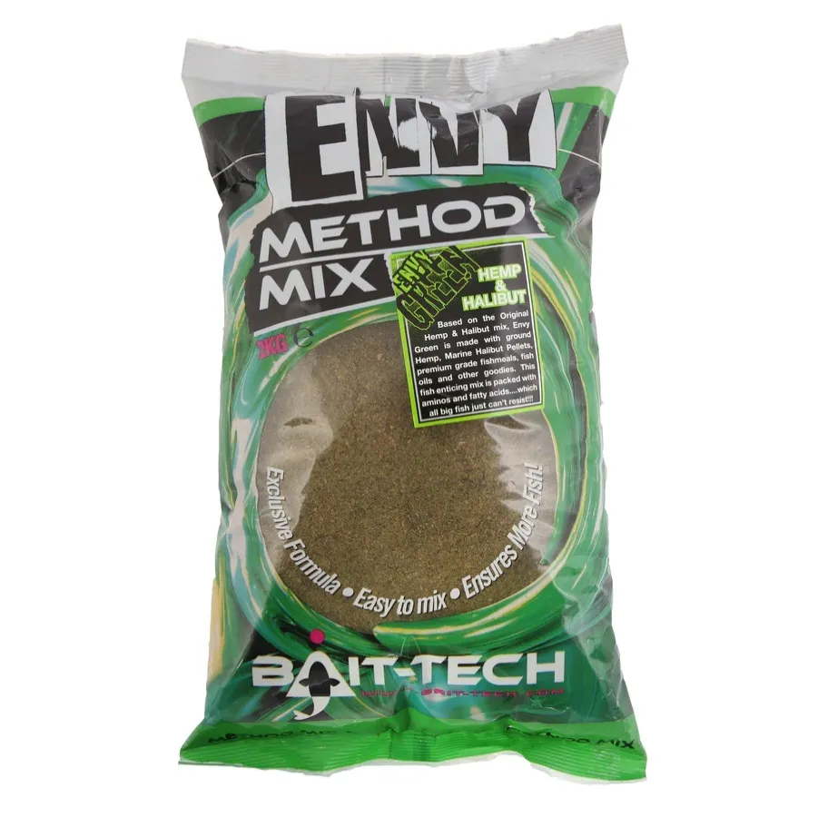 BAIT TECH ENVY METHOD MIX HEMP & HALIBUT 2 KG BT ENVYG
