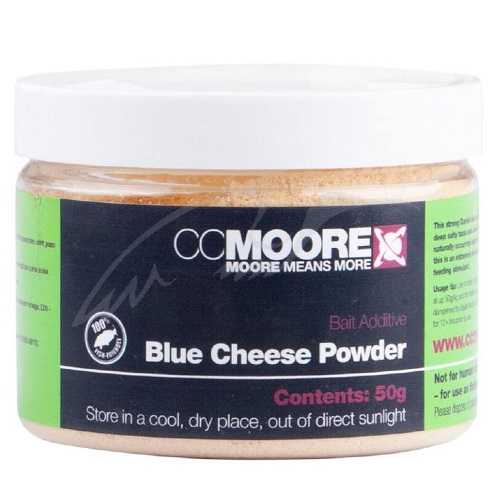 [CC MOORE BAIT ADDITIVE BLUE CHEESE POWDER 50G] CC MOORE BAIT ADDITIVE BLUE CHEESE POWDER 50G