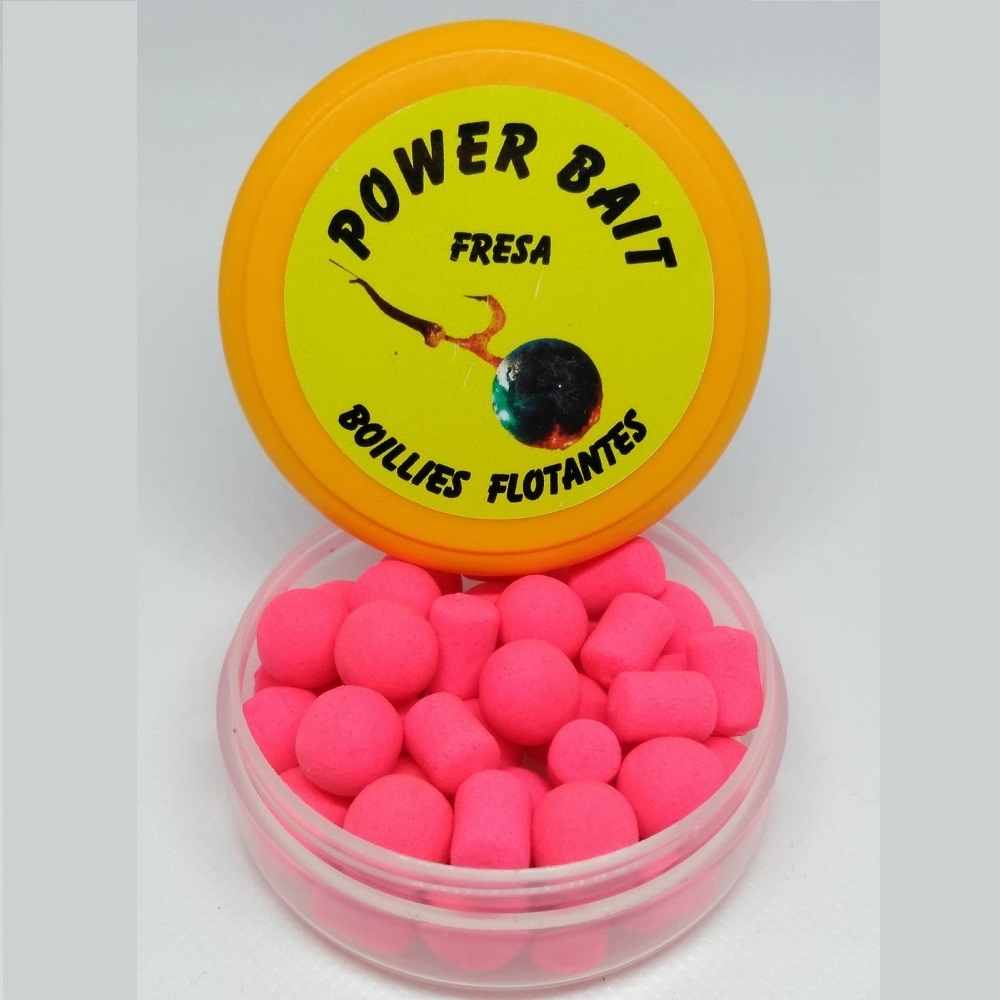 [POWER BAIT BOILIES FLOTANTES FRESA] POWER BAIT BOILIES FLOTANTES FRESA