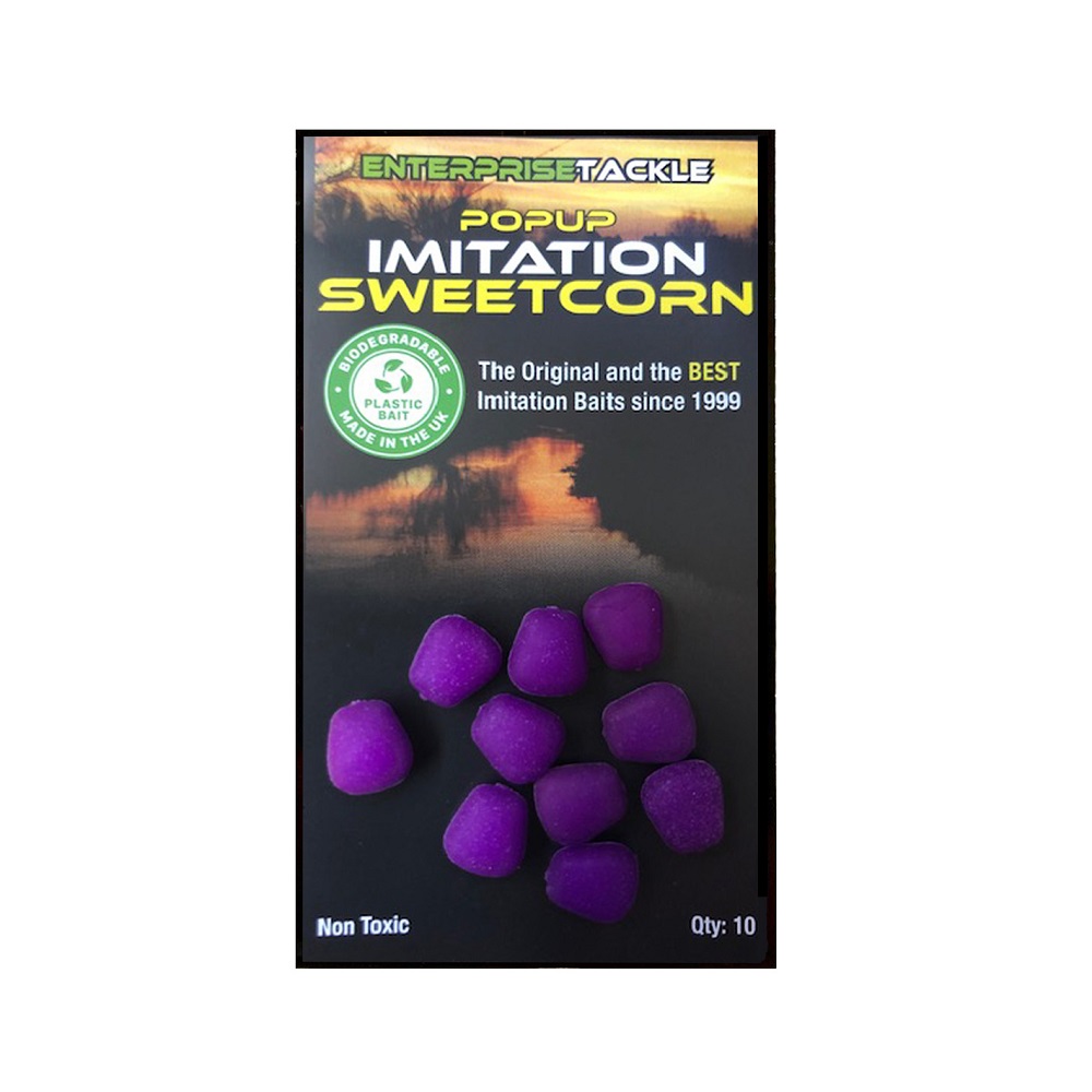 ENTERPRISE TACKLE IMITATION POPUPS SWEETCORN MORADO ET13YUF
