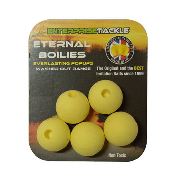 [ET34WOY15] ENTERPRISE TACKLE ETERNAL BOILIES AMARILLO PALIDO 15 MM ET34WOY15