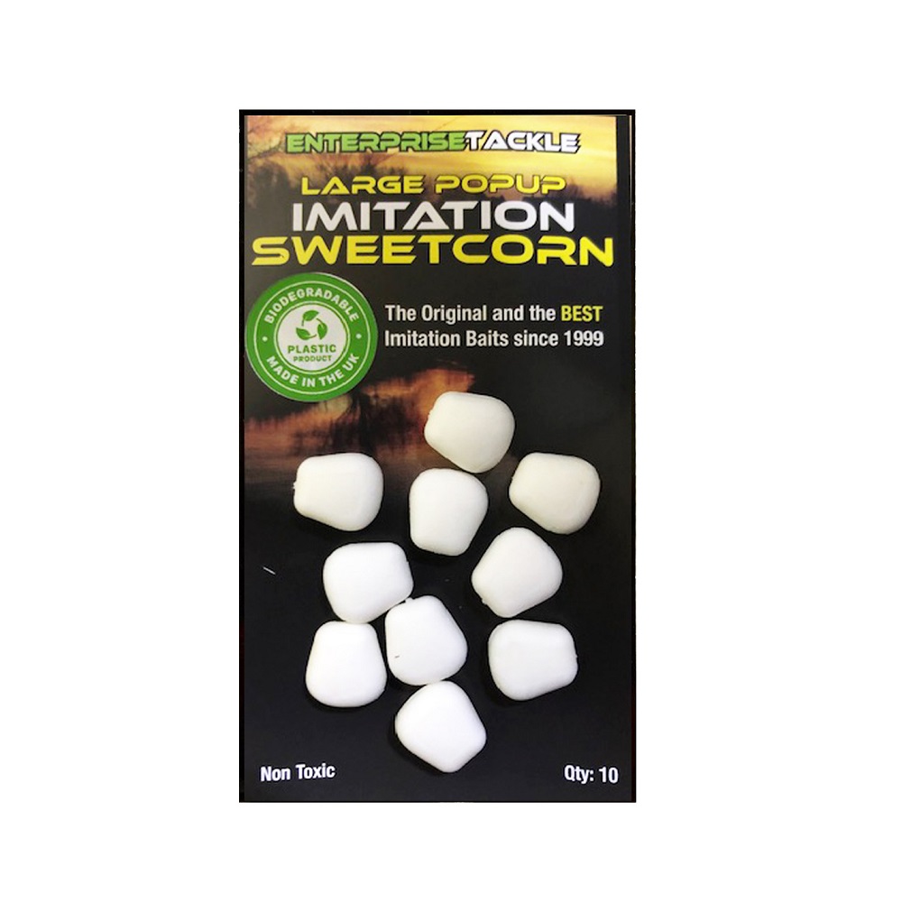 ENTERPRISE TACKLE LARGE POPUP IMITATION SWEETCORN BLANCO ET13LWUF