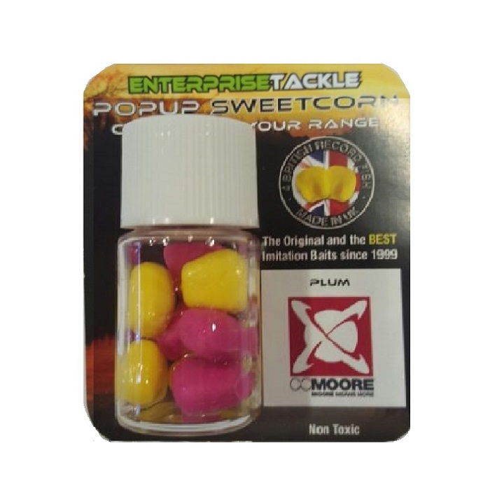 ENTERPRISE TACKLE POPUP SWEETCORN CLASSIC FLAVOUR RANGE PLUM ET13FCCP
