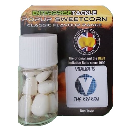 [ET13VKW] ENTERPRISE TACKLE POPUP SWEETCORN CLASSIC FLAVOUR RANGE THE KRAKEN BLANCO ET13VKW