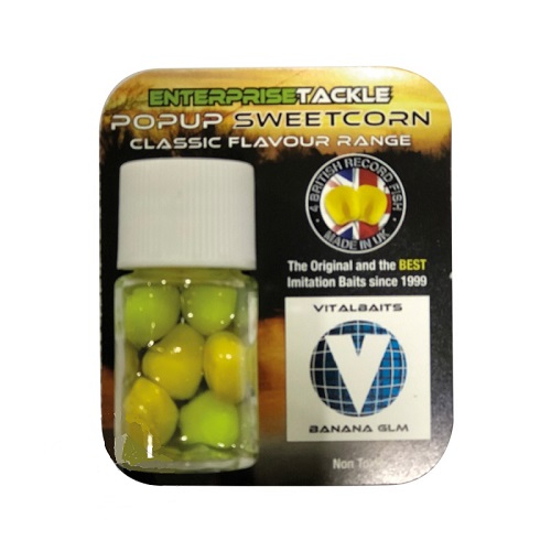 [ET13VBYFY] ENTERPRISE TACKLE POPUP SWEETCORN CLASSIC FLAVOUR RANGE BANANA GLM ET13VBYFY